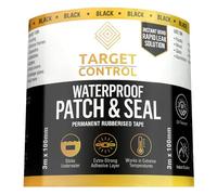 Target Control Waterproof Repair Tape | Black 3M X 100MM | Pond Liner Repair Kit, Butyl, Roofing, Gutter & Flashing Patch Seal