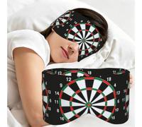Target Dart, Sleep Mask for Home Travel, Full Eye Covers Light Blocking Eye Mask Sleep Eye and Ear Muffs