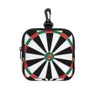 Target Dart, Square Zipper Storage Bag, Neoprene Coin Purse, Small Wallets, Change Pouch, Change Purse