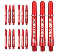 Target Darts 5 x Sets of Red Pro Grip Shaft Short - 15 in Total…
