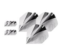 Target Darts Beau Greaves G1 Pro Ultra No.2 Dart Flights, 9 Pack Set | Professional Accessories, Multipack Flight Sets, Dart Flight Set, Black & Grey