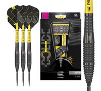 Target Darts Bolide Void 90% Tungsten Dart Set, Steel Tip Swiss Point Darts | Barrel 05, 26G | Professional Darts Sets, Black Darts, Swiss Point Tool Included