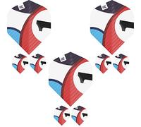 TARGET Darts Chicane Pro Ultra Darts Flights Set, Size No.2, Blue - 9 x 100 Micron Dart Flights Compatible with All Dart Stems - Professional Darts Accessories UK