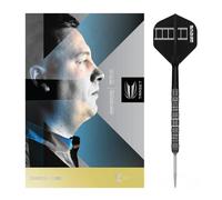 Target Darts Chris Dobey Steel Tip 95K Dart Set, 24G, K-Flex No.2 Flights & Shafts, Swiss GRD Silver Points & SP Tool Included | Player Edition Professional Dart Sets
