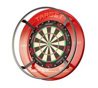 Target Darts Corona Vision Dartboard Lighting System, Black Frame | White LED Dart Board Surround Ring Light with Magnetic Feet | Shadow Eliminating Dartboard Light | Professional Darts Accessories