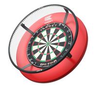 Target Darts Corona Vision Dartboard Lighting System, Black Frame | White LED Dart Board Surround Ring Light with Magnetic Feet | Shadow Eliminating Dartboard Light | Professional Darts Accessories