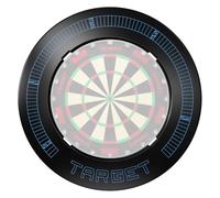 Target Darts Corona Vision Notched Dart Board Surround LED Backlit Lighting | Dartboard Wall Protection Ring Compatible With All Steel Tip Dartboards, Professional Boards Light Illumination, Blue Lights