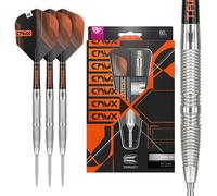 TARGET Darts Crux 02 23G 90% Tungsten Swiss Point Steel Tip Darts Set