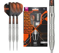 Target Darts CRUX 03 90% Tungsten - Swiss Point Steel Tip Darts 26g