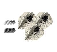 Target Darts Dimitri Van Den Bergh Ink Design Ten-X Dart Flights - 3 Set Pack (9 in total)