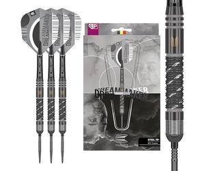 Target Darts Dimitri Van Den Bergh x ECHO 90% Tungsten Steel Tip Darts Set - 22g Steel Tip Dart Set, Swiss Point Darts, SP Tool Included, Player Edition Dimi Dart Set