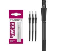 Target Darts Elysian Archetype 43 Swiss Point | 3 Pack Set of Tips | 35MM - Black | Change Dart Points, Swiss Storm Points, Professional Darts Accessories