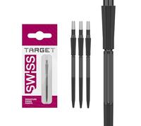 Target Darts Elysian Archetype 43 Swiss Point | 3 Pack Set of Tips | 42MM - Black | Change Dart Points, Swiss Storm Points, Professional Darts Accessories