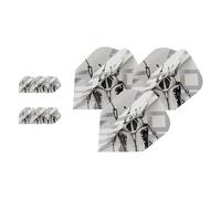 TARGET Darts EXO 2.0 Pro Ultra Dart Flights, TEN-X | Dart Flight Multipack, Professional Darts Accessories, Grey & Black Dart Flights Set - Pack of 9