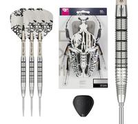 TARGET Darts EXO Edition 90% Tungsten Steel Tip Darts Set - 22g Barrel SP02 - Steel Tip Dart Sets, Swiss Point Darts with Pro Grip Shafts and No.6 Flights, SP Tool Included