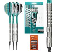 Target Darts Hydro Soft Tip Dart Set (Barrel 12), 20G | 90% Tungsten Darts, Pro Ultra No.6 Flights, Pro Grip Tag Shafts, Pixel Tips | Professional Dart Sets