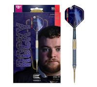 TARGET Darts Josh Rock Gen 1 Steel Tip Swiss Point Darts, 90% Tungsten Darts, Generation 1, 25G | Steel Tip Dart Set, Player Edition Darts with Swiss Storm Nano Points