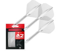 Target Darts K Flex Integrated Dart Flights And Shafts, No.2 | Pack Of 3 K-Flex - No2, Kflex All In One Moulded Dart Flight & Stem Lengths: Short, Intermediate & Medium | Professional Dart Accessories