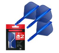 Target Darts K Flex Integrated Dart Flights And Shafts, No.2 | Pack Of 3 K-Flex - No2, Kflex All In One Moulded Dart Flight & Stem Lengths: Short, Intermediate & Medium | Professional Dart Accessories