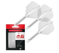Target Darts K Flex Integrated Dart Flights And Shafts, No.6 | Pack Of 3 K-Flex - No6, Kflex All In One Moulded Dart Flight & Stem Lengths: Short, Intermediate & Medium | Professional Dart Accessories