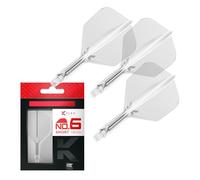 Target Darts K Flex Integrated Dart Flights And Shafts, No.6 | Pack Of 3 K-Flex - No6, Kflex All In One Moulded Dart Flight & Stem Lengths: Short, Intermediate & Medium | Professional Dart Accessories