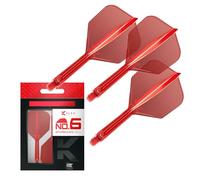 Target Darts K Flex Integrated Dart Flights And Shafts, No.6 | Pack Of 3 K-Flex - No6, Kflex All In One Moulded Dart Flight & Stem Lengths: Short, Intermediate & Medium | Professional Dart Accessories