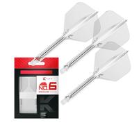 Target Darts K Flex Integrated Dart Flights And Shafts, No.6 | Pack Of 3 K-Flex - No6, Kflex All In One Moulded Dart Flight & Stem Lengths: Short, Intermediate & Medium | Professional Dart Accessories