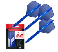 Target Darts K Flex Integrated Dart Flights And Shafts, No.6 | Pack Of 3 K-Flex - No6, Kflex All In One Moulded Dart Flight & Stem Lengths: Short, Intermediate & Medium | Professional Dart Accessories