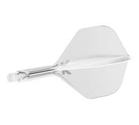 Target Darts K Flex Integrated Dart Flights And Shafts, No.6 Clear (Short) | Pack Of 3 K-Flex - No6, Kflex All In One Moulded Dart Flight & Stem | Professional Dart Accessories