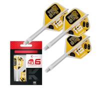 Target Darts K-Flex You Win Dart Flights & Shafts, No.6 (Intermediate, 26mm) | Pack of 3 Kflex Integrated Flight & Shaft System, All In One Moulded Stem | Professional Dart Accessories