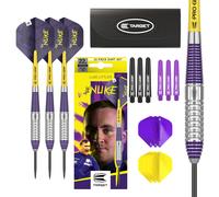 Target Darts Luke Littler Brass Steel Tip Darts Set - 22G Steel Tip Dart, The