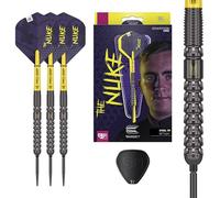 TARGET Darts Luke Littler G1 Steel Tip Swiss Point Darts, 90% Tungsten Dart, 23G | Generation 1 Steel Tip Dart, Player Edition Swiss Points Dart Sets with Tool, Pro Grip Shafts & No.2 Flights