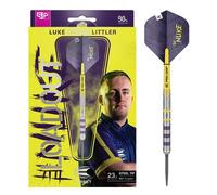 Target Darts Luke Littler Loadout Steel Tip Swiss Point Darts, 90% Tungsten Dart, 24G | Steel Tip Dart Set, Player Edition Swiss Points Dart Sets with Tool, Pro Grip Shafts & No.2 Flights