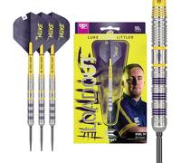 Target Darts Luke Littler Loadout Steel Tip Swiss Point Darts, 90% Tungsten Dart, 22G | Steel Tip Dart Set, Player Edition Swiss Points Dart Sets with Tool, Pro Grip Shafts & No.2 Flights