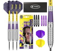 Target Darts Luke Littler Set - 22G Steel Tip Brass Darts or 85-Piece Dart Ac