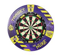 Target Darts Luke Littler World Champion TOR Dartboard & Dart Board Surround Bundle | Competition Standard Steel Tip Dartboards with Fixing Kit, Special Edition Nuke Surround, Wall Protection Ring