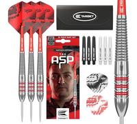 Target Darts Nathan Aspinall Brass Steel Tip Dart Set, 22G | Fixed Point Darts, Pro Grip Shafts, No.2 Pro Ultra Dart Flights, Storage Wallet Case & Extra Professional Accessories