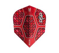 Target Darts Nathan Aspinall No.2 Flight - Pack of 3, 334450, Red