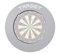 Target Darts Notched Dart Board Surround Protection Ring, Red/Black/Grey | Indoor & Outdoor Dartboard Protect Wall, Compatible With All Dart Boards | Professional Home Setup Accessories