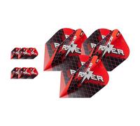 TARGET Darts Phil Taylor Gen 11 Power 9-Five Flights, Raw Power Pro Ultra Dart Flight Set, Pack of 9 | Phil Taylor G11 Dart Flights, Professional Dart Accessories - NO.6 Shape