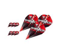 Target Darts Phil Taylor Gen 11 Power 9-Five Flights, Raw Power Pro Ultra Dart Flight Set, Pack of 9 | Phil Taylor G11 Dart Flights, Professional Dart Accessories - Vapor Shape