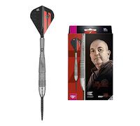 TARGET Darts Phil Taylor Steel Tip Darts, 22G Power 9-Five G7 | 95% Tungsten, Swiss Point Steel Tip Darts, Player Edition Set | Pro Darts Accessories, Swiss Point Dart Set, Professional Darts Set