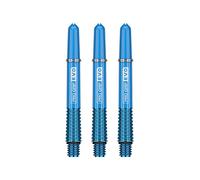 Target Darts Pro Grip Evo Blue Aluminium Intermediate Dart Shafts