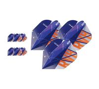 TARGET Darts Raymond van Barneveld Chrono Pro Ultra Dart Flights, 9 Pack | Professional Dart Accessories, Dart Flight Set, Multipack Flights Set - NO.6 Shape