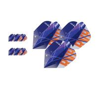 TARGET Darts Raymond van Barneveld Chrono Pro Ultra Dart Flights, 9 Pack | Professional Dart Accessories, Dart Flight Set, Multipack Flights Set - TEN-X Shape