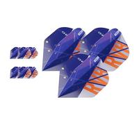 TARGET Darts Raymond van Barneveld Chrono Pro Ultra Dart Flights, 9 Pack | Professional Dart Accessories, Dart Flight Set, Multipack Flights Set - NO.2 Shape
