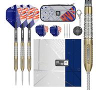 TARGET Darts Raymond van Barneveld Chrono Steel Tip Swiss Point Darts, 95% Tungsten Dart Set, 21G | Includes Dart Storage Case Takoma Wallet, Extra Dart Flights, Swiss Dart Points & Swiss Point Tool