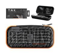 Target Darts Raymond Van Barneveld Ghost Series Takoma Wallet, Regular - Darts Case, Black/White Storage Cases, Zipper Dart Holder, Professional Accessories - Holds 3 Fully Assembled Darts