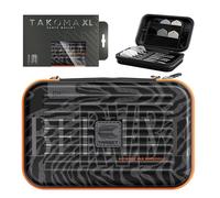 Target Darts Raymond Van Barneveld Ghost Series XL Takoma Wallet, Regular - Darts Case, Black/White Storage Cases, Zipper Dart Holder, Professional Accessories - Holds 6 Fully Assembled Darts