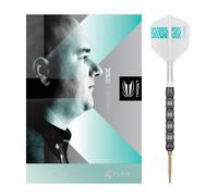 TARGET Darts Rob Cross 95K Steel Tip Swiss Point Darts, 95% Tungsten Darts with K-Flex Flights, 23G | Voltage Darts, Player Edition Swiss Points K Flex Dart Set, Swiss Point Tool Included